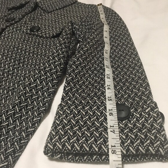 🎯3 for $30🎯 Charter Club jacket S petite black 3/4 sleeve 5 button Old Money - Picture 5 of 6